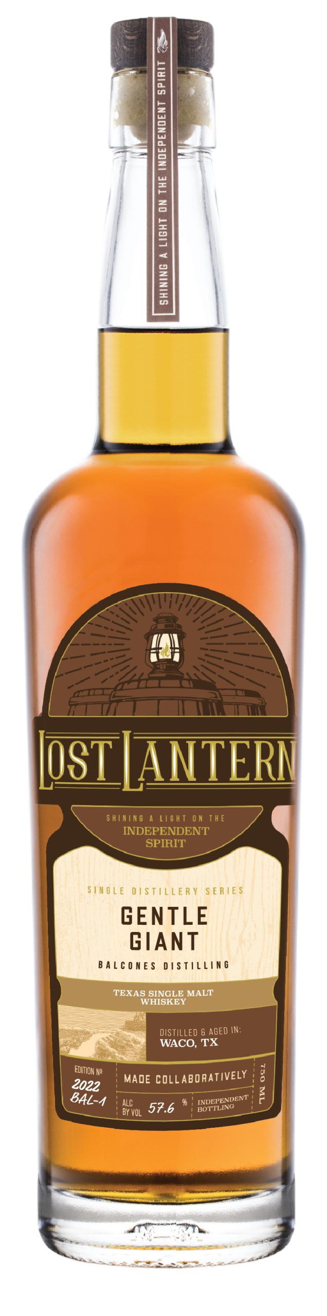 Lost Lantern "Gentle Giant" Balcones Distilling Texas Single Malt