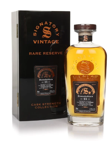 Bunnahabhain 44 Year Old 1978 Cask #7638 Cask Strength Collection Rare Reserve 35th Anniversary Signatory Scotch Whisky | 700ML