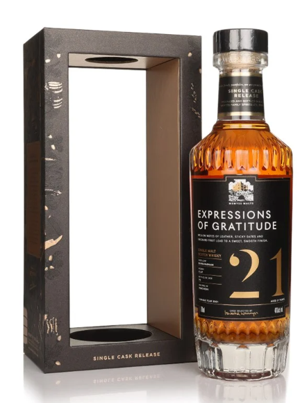 Expressions of Gratitude 21 Year Old 2001 Wemyss Malts Bunnahabhain Single Malt Scotch Whisky | 700ML at CaskCartel.com