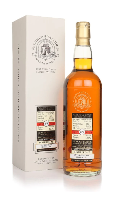 Invergordon 57 Year Old 1965 Cask #DT5215523 Rare Auld Duncan Taylor Grain Scotch Whisky | 700ML at CaskCartel.com