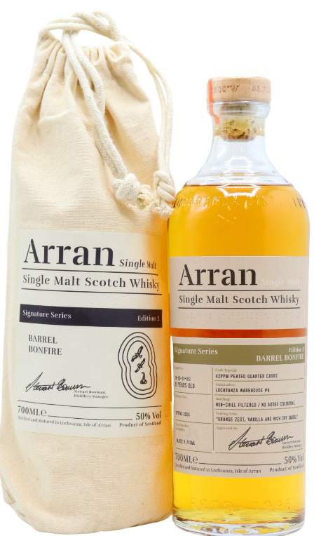 Arran Signature Series Edition #2 Barrel Bonfire 11 Year Old Single Malt Scotch Whisky | 700ML at CaskCartel.com