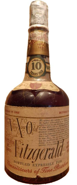 Very Xtra Old 1958 Fitzgerald 10 Year Old Bourbon Whiskey at CaskCartel.com