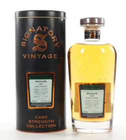 1997 Signatory Macallan Speyside 19 Year Cask #13291 Single Malt Scotch Whisky