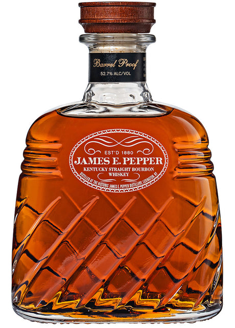 James E. Pepper | 5 Year Old | Decanter Barrel Proof Bourbon Whiskey at CaskCartel.com