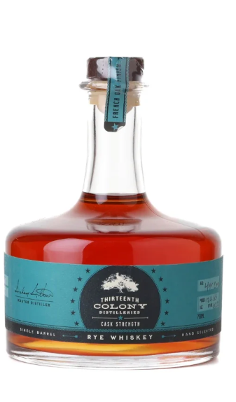 Thirteenth Colony Cask Strength Crook's Marketplace Private Barrel Selection Rye Whiskey at CaskCartel.com