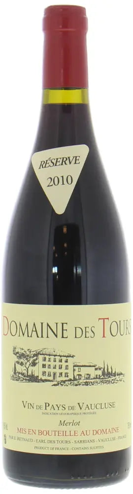 2010 | Domaine des Tours | Reserve Merlot at CaskCartel.com