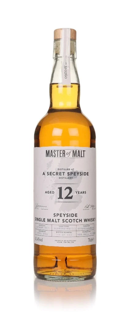 A Secret Speyside Distillery 12 Year Old 2011 Single Malt Scotch Whisky | 700ML at CaskCartel.com
