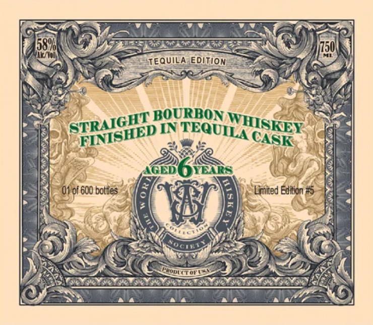 World Whiskey Society Classic Collection 6 Year Old Finished in Tequila Cask Straight Bourbon Whiskey at CaskCartel.com