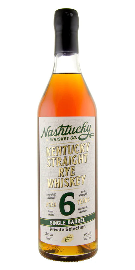 Nashtucky Whiskey Co Single Barrel Cask Strength Private Selection Tennessee 6 Year Old Rye Whiskey at CaskCartel.com