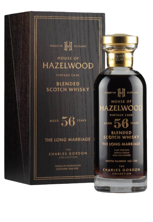 The Long Marriage 56 Year Old House of Hazelwood Charles Gordon Collection Blended Scotch Whisky | 700ML