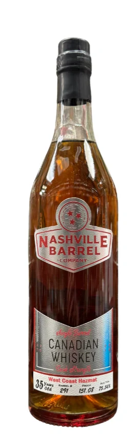 Nashville Barrel Company 35 Year Old Single Barrel HAZMAT 151.08 Proof Canadian Whiskey at CaskCartel.com