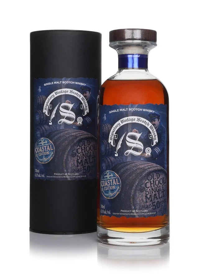 Old School 50 Year Old - Coastal Edition (Signatory) Single Malt Scotch Whisky | 700ML at CaskCartel.com