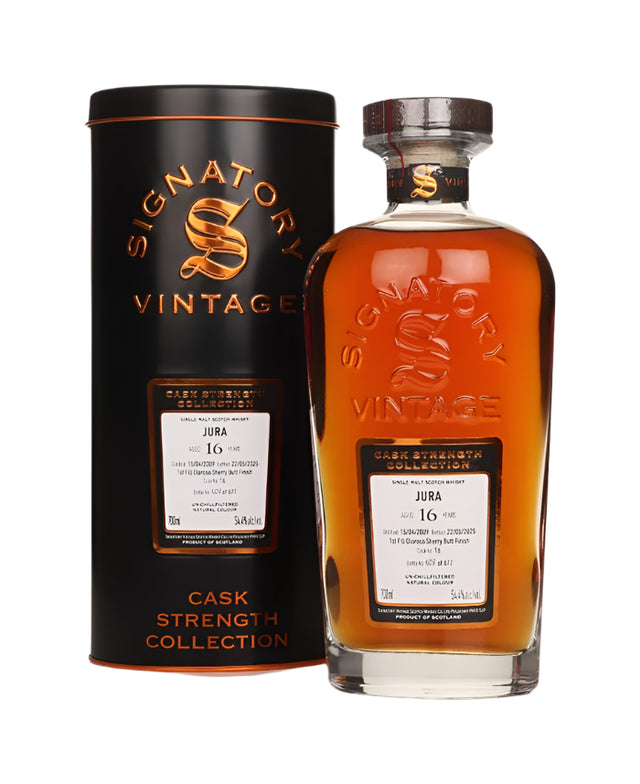 Jura 16 Year Old 2009 Cask #16 - Cask Strength Collection (Signatory) Single Malt Scotch Whisky | 700ML at CaskCartel.com