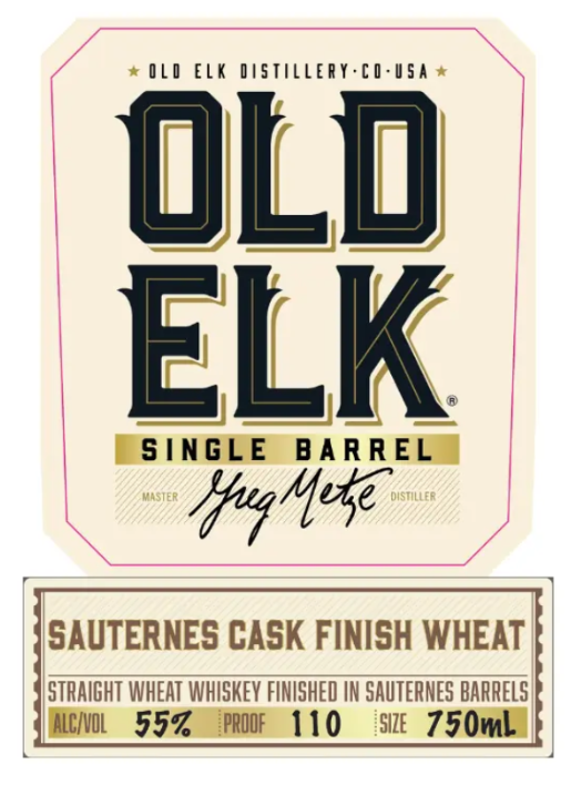 Old Elk Single Barrel Sauternes Cask Finished Wheat Whisky at CaskCartel.com