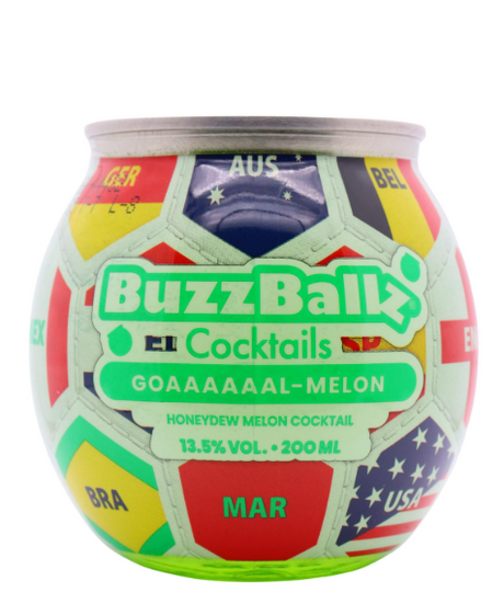 BuzzBallz 2026 World Cup Limited Edition Goaaaaaal Melon Cocktail | 200ML at CaskCartel.com