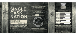 Single Cask Nation 12 Year Old WhistlePig Indiana Rye Whiskey at CaskCartel.com