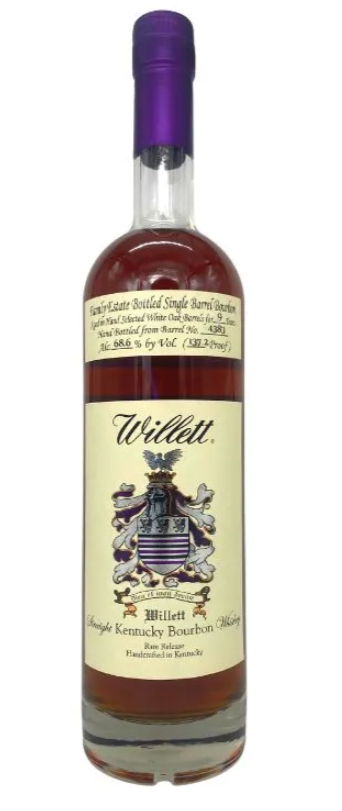 Willett Family Estate 9 Year Old Single Barrel #4383 "November Rain" Bourbon Whisky