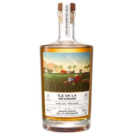 Les Rhums Du Sud Reunion Island Cane Juice And Molasses Rum Blend Guillaume De Roany Collection | 500ML at CaskCartel.com
