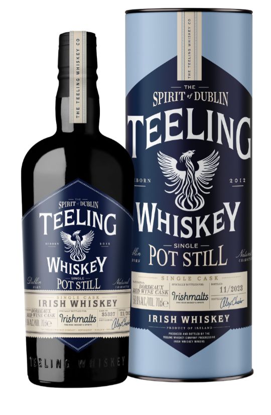 Teeling X Irishmalts Single Cask Bordeaux Red Wine Finish at CaskCartel.com