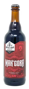 Bottle Logic Brewing Mak'Gora Raspberry Honey Strong Ale Beer | 500ML at CaskCartel.com