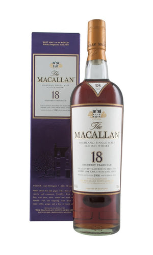 Macallan 18 Year Old 1990 Single Highland Malt Scotch Whisky | 700ML at CaskCartel.com