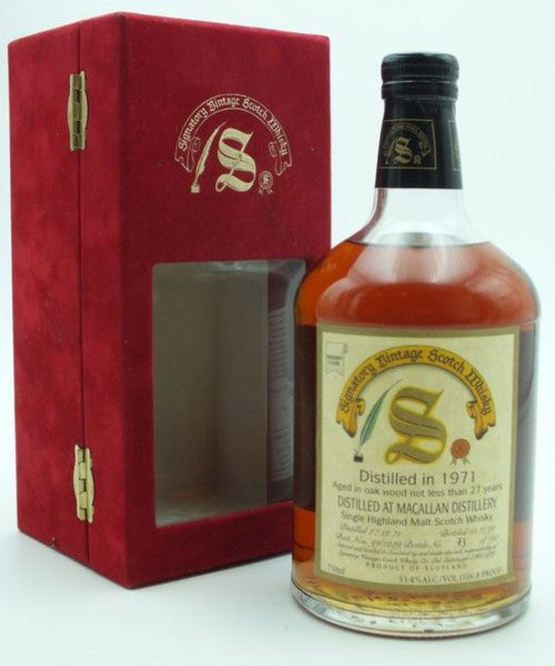 Macallan 27 Year Old 1971 Signatory Vintage Scotch Whisky
