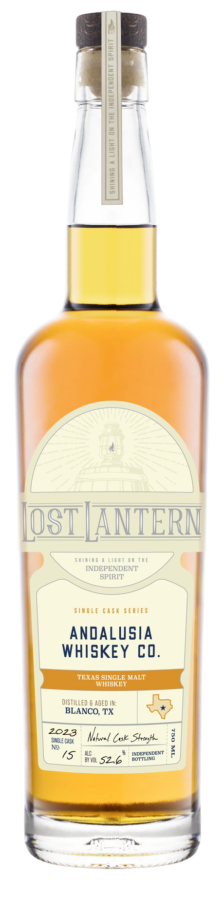 Lost Lantern Andalusia Whiskey Co. Triple Distilled Texas Single Malt at CaskCartel.com