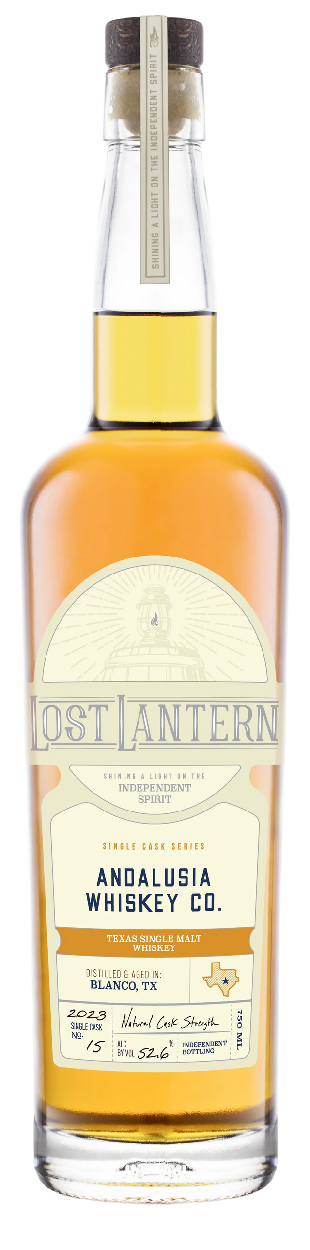 Lost Lantern Andalusia Whiskey Co. Triple Distilled Texas Single Malt at CaskCartel.com