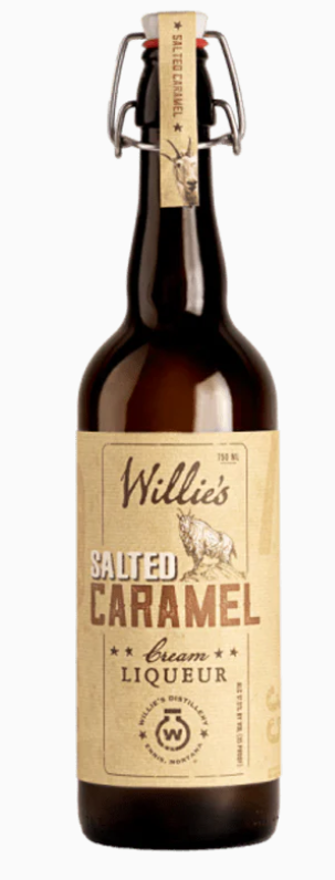 Willie's Distillery Salted Caramel Cream Liqueur at CaskCartel.com