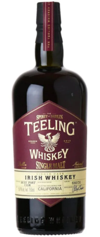 Teeling Single Cask Ruby Port California Exclusive Irish Whiskey at CaskCartel.com