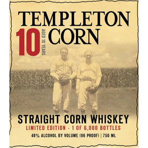 Templeton 10 Year Old Straight Corn Whiskey Limited Edition at CaskCartel.com