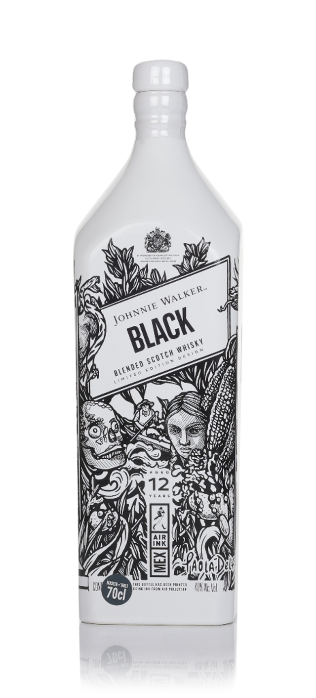 Johnnie Walker Black Label 12 Year Old - Air Ink Mexico City Edition Blended Scotch Whisky | 700ML at CaskCartel.com