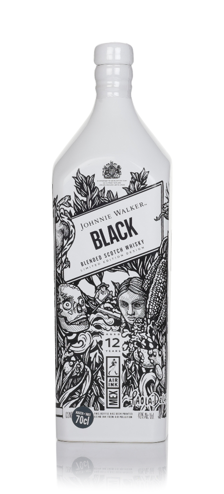 Johnnie Walker Black Label 12 Year Old - Air Ink Mexico City Edition Blended Scotch Whisky | 700ML at CaskCartel.com