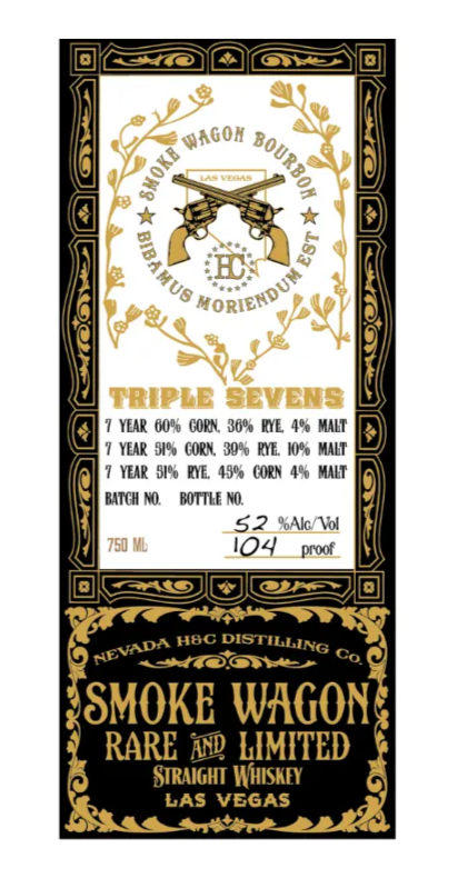 Smoke Wagon Triple Sevens Straight Whiskey at CaskCartel.com