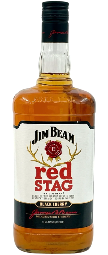 Jim Beam Red Stag Black Cherry Kentucky Straight Bourbon Whiskey | 1.75L at CaskCartel.com