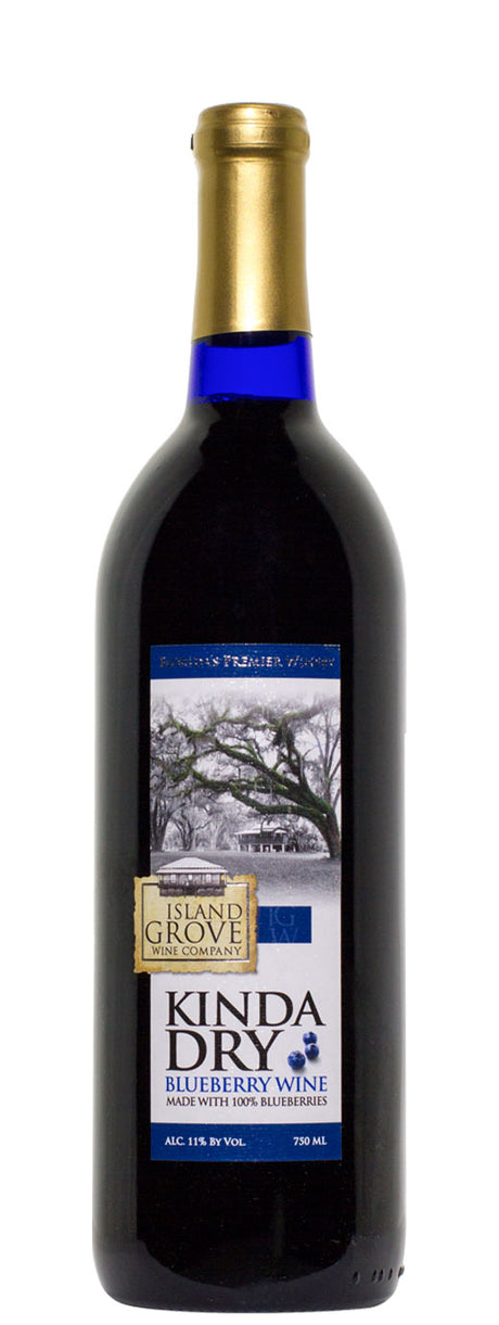 Island Grove Wine Company | Kinda Dry Blueberry - NV at CaskCartel.com