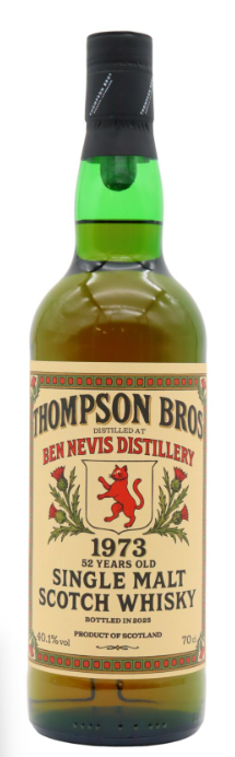 Ben Nevis Thompson Bros 52 Year Old · 1973 Vintage Single Malt Scotch Whisky | 700ML at CaskCartel.com