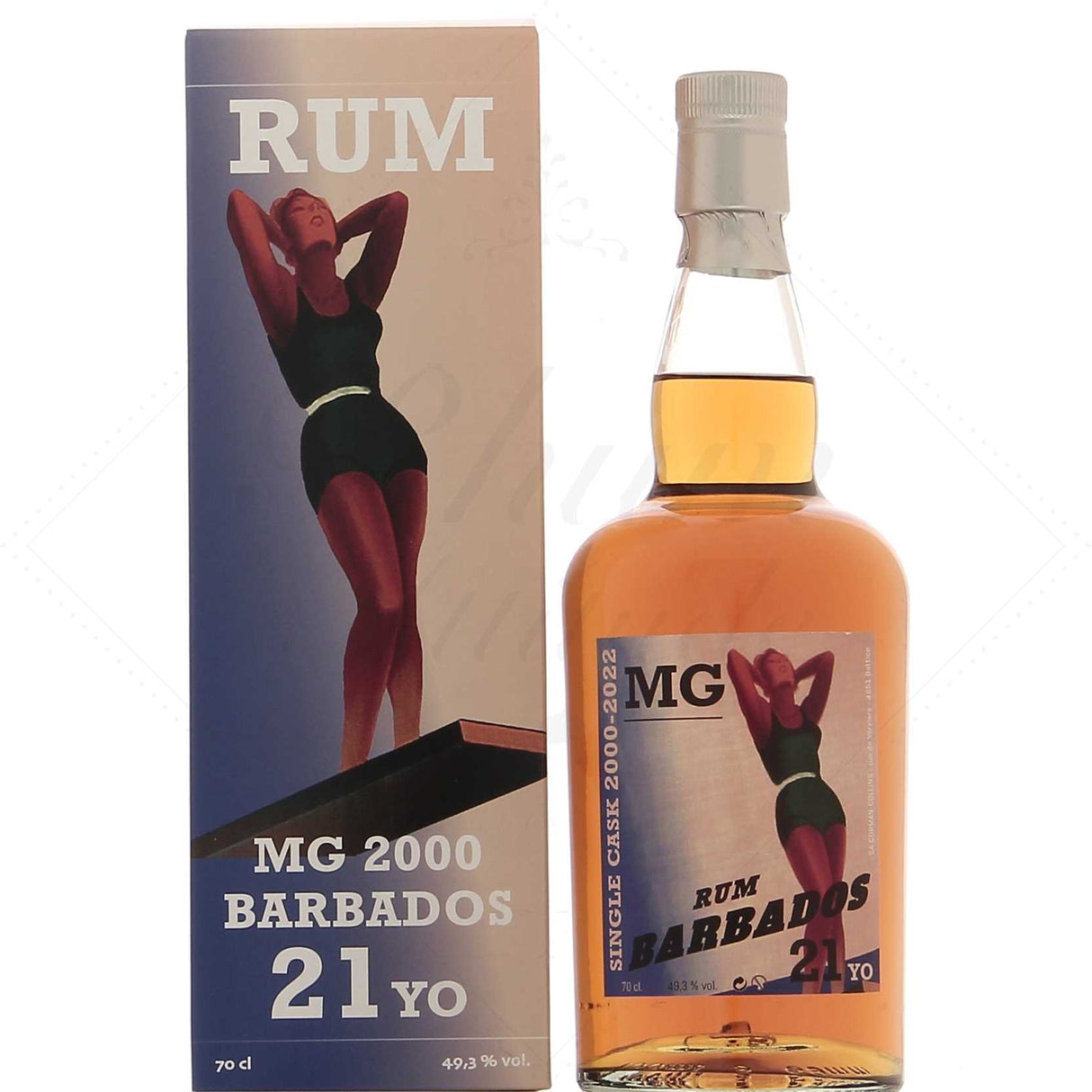 Corman Collins Barbados Mount Gay 21 Years 2000-2022 | 700ML at CaskCartel.com