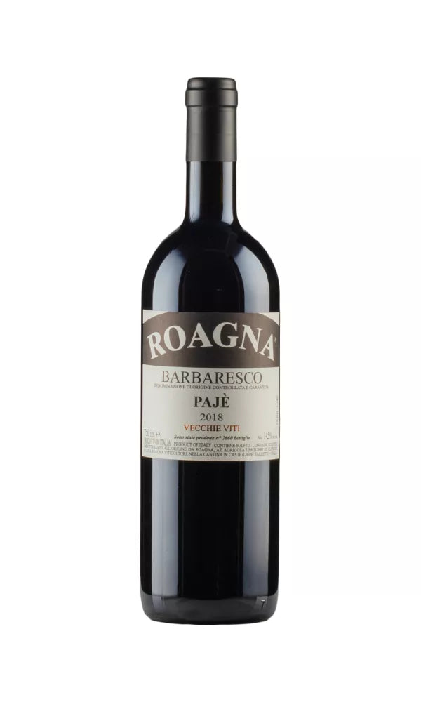 2018 | Roagna | Paje Vecchie Viti at CaskCartel.com