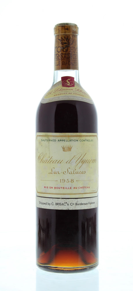 1958 | Chateau d'Yquem | Sauternes at CaskCartel.com