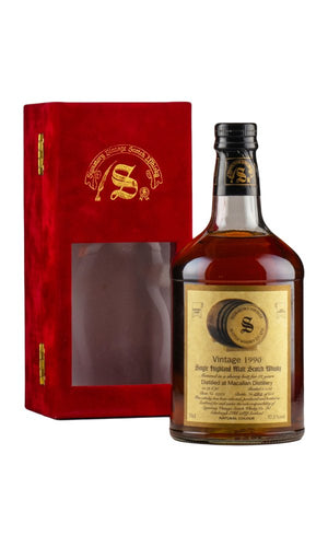 Macallan 12 Year Old Signatory Vintage 1990 Single Highland Malt Scotch Whisky | 700ML at CaskCartel.com