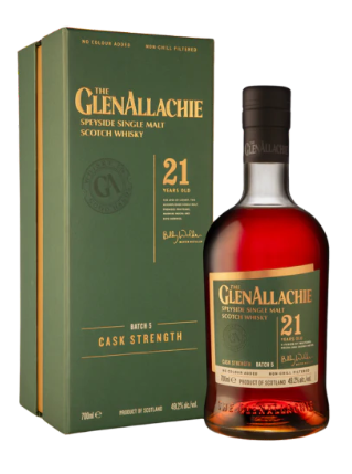 Glenallachie Cask Strength Batch #5 Speyside 21 Year Old Single Malt Scotch Whisky | 700ML at CaskCartel.com