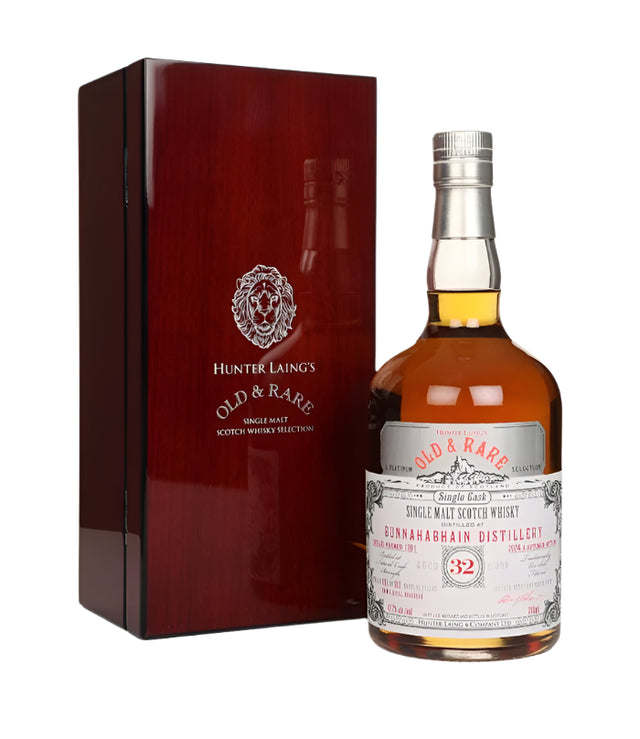 Bunnahabhain 32 Year Old 1991 - Old & Rare Platinum (Hunter Laing) Single Malt Scotch Whisky | 700ML at CaskCartel.com