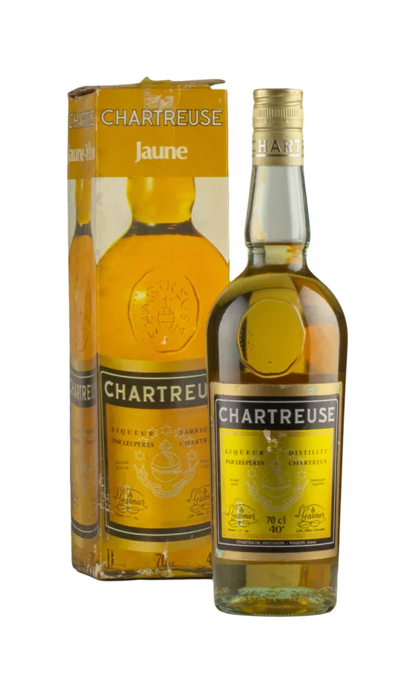 Chartreuse Yellow Voiron c.1970s Liqueur | 700ML at CaskCartel.com