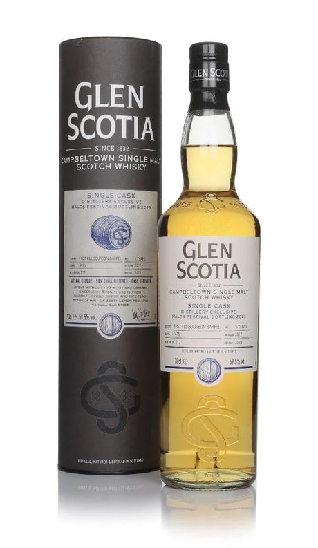 Glen Scotia 5 Year Old 2017 Cask #3475 Campbeltown Malts Festival 2023 Single Malt Scotch Whisky | 700ML at CaskCartel.com
