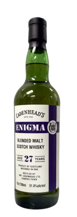 WM Cadenhead Enigma 27 Year Old Islay Single Malt Scotch Whisky | 700ML at CaskCartel.com