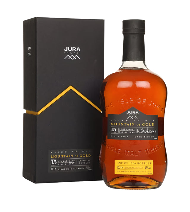 Jura Paps 15 Year Old - Mountain of Gold Single Malt Scotch Whisky | 700ML at CaskCartel.com