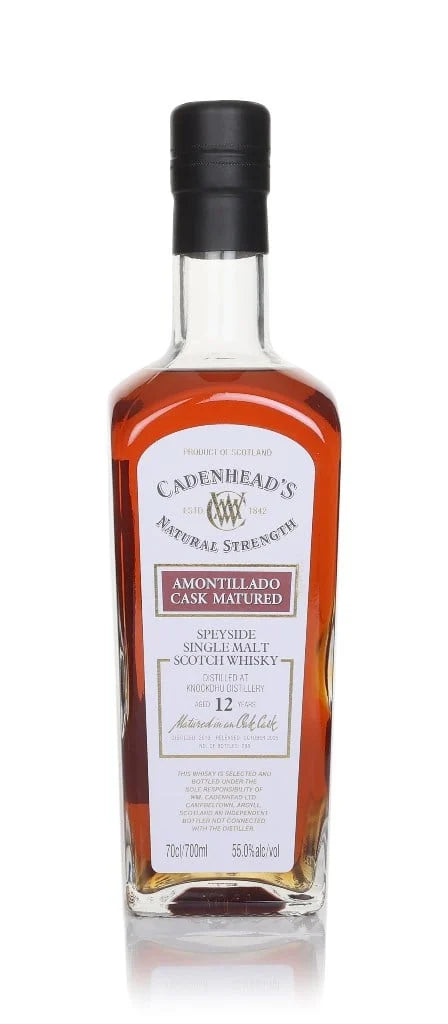 Knockdhu 12 Year Old 2013 - Cadenhead's Natural Strength Single Malt Scotch Whisky | 700ML at CaskCartel.com