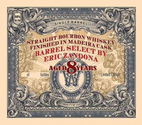 World Whiskey Society Classic Collection 8 Year Old Finished in Madeira Casks Straight Bourbon Whiskey at CaskCartel.com