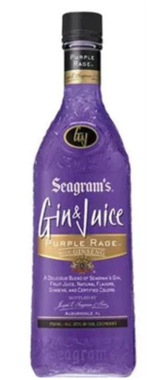 Seagrams Gin & Juice Purple Rage with Ginseng at CaskCartel.com